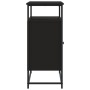 Aparador de madera de ingeniería negro 100x35x80 cm de , Aparadores - Ref: Foro24-835539, Precio: 96,33 €, Descuento: %