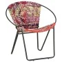Multicolour fabric circular chindi chair by , Armchairs - Ref: Foro24-286609, Price: 165,70 €, Discount: %