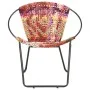Multicolour fabric circular chindi chair by , Armchairs - Ref: Foro24-286609, Price: 165,70 €, Discount: %