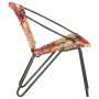 Runder Chindi-Stuhl aus mehrfarbigem Stoff von , Sessel - Ref: Foro24-286609, Preis: 168,21 €, Rabatt: %