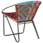 Multicolour fabric circular chindi chair by , Armchairs - Ref: Foro24-286609, Price: 168,21 €, Discount: %