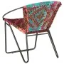 Multicolour fabric circular chindi chair by , Armchairs - Ref: Foro24-286609, Price: 165,70 €, Discount: %
