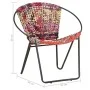 Multicolour fabric circular chindi chair by , Armchairs - Ref: Foro24-286609, Price: 165,70 €, Discount: %