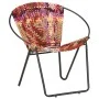Multicolour fabric circular chindi chair by , Armchairs - Ref: Foro24-286609, Price: 165,70 €, Discount: %