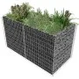 Gabionen-Stahlblumenbeet silber 180x90x100 cm von vidaXL, Töpfe und Pflanzgefäße - Ref: Foro24-142366, Preis: 133,56 €, Rabat...