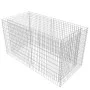 Gabionen-Stahlblumenbeet silber 180x90x100 cm von vidaXL, Töpfe und Pflanzgefäße - Ref: Foro24-142366, Preis: 133,56 €, Rabat...