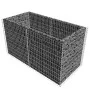 Gabionen-Stahlblumenbeet silber 180x90x100 cm von vidaXL, Töpfe und Pflanzgefäße - Ref: Foro24-142366, Preis: 133,56 €, Rabat...