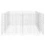 Gabionen-Stahlblumenbeet silber 180x90x100 cm von vidaXL, Töpfe und Pflanzgefäße - Ref: Foro24-142366, Preis: 133,56 €, Rabat...