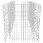 Arriate de acero de gaviones plateado 180x90x100 cm de vidaXL, Maceteros y jardineras - Ref: Foro24-142366, Precio: 135,93 €,...