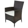 Garten-Essgruppe 11-teilig und braune Kissen aus synthetischem Rattan von vidaXL, Gartensets - Ref: Foro24-42569, Preis: 857,...