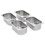 Gastronorm-Tabletts 8 Einheiten GN 1/4 100 mm Edelstahl von , Eimer für Dampftische - Ref: Foro24-50902, Preis: 75,09 €, Raba...