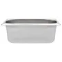 Gastronorm trays 8 units GN 1/4 100 mm stainless steel by , Buckets for steam tables - Ref: Foro24-50902, Price: 64,72 €, Dis...