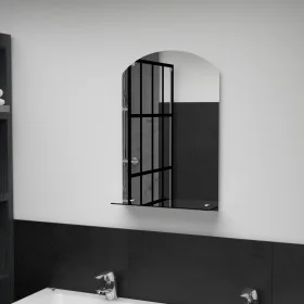 Wall mirror with tempered glass shelf 40x60 cm by , Mirrors - Ref: Foro24-249431, Price: 35,02 €, Discount: %