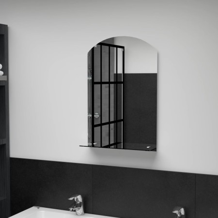 Wall mirror with tempered glass shelf 40x60 cm by , Mirrors - Ref: Foro24-249431, Price: 35,99 €, Discount: %