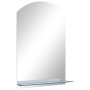 Wandspiegel mit Ablage aus gehärtetem Glas 40x60 cm von , Spiegel - Ref: Foro24-249431, Preis: 36,51 €, Rabatt: %