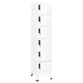 Weißer Stahlspind 38x40x180 cm von , Schließfächer und Lagerschränke - Ref: Foro24-339792, Preis: 168,60 €, Rabatt: %