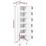 Weißer Stahlspind 38x40x180 cm von , Schließfächer und Lagerschränke - Ref: Foro24-339792, Preis: 168,43 €, Rabatt: %