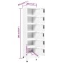 Weißer Stahlspind 38x40x180 cm von , Schließfächer und Lagerschränke - Ref: Foro24-339792, Preis: 171,11 €, Rabatt: %