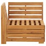 2-teiliges Gartenmöbel mit Kissen aus massivem Akazienholz von , Modulare Sofas für den Außenbereich - Ref: Foro24-316086, Pr...