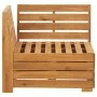 Muebles de jardín 2 piezas con cojines madera maciza de acacia de , Sofás modulares de exterior - Ref: Foro24-316086, Precio:...