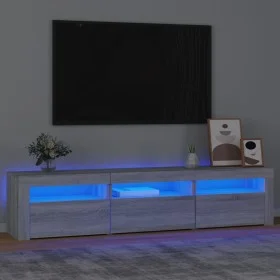 TV-Möbel mit grauen Sonoma-LED-Leuchten 180x35x40 cm von , TV-Möbel - Ref: Foro24-3152760, Preis: 131,96 €, Rabatt: %