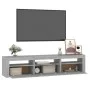 Mueble de TV con luces LED gris Sonoma 180x35x40 cm de , Muebles TV - Ref: Foro24-3152760, Precio: 131,09 €, Descuento: %
