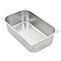 Gastronorm trays 2 units GN 1/1 150 mm stainless steel by , Buckets for steam tables - Ref: Foro24-50882, Price: 65,80 €, Dis...