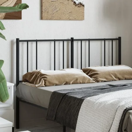 Kopfteil aus schwarzem Metall, 135 cm von , Kopf- und Fußteile - Ref: Foro24-352512, Preis: 29,75 €, Rabatt: %
