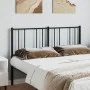 Kopfteil aus schwarzem Metall, 135 cm von , Kopf- und Fußteile - Ref: Foro24-352512, Preis: 29,75 €, Rabatt: %