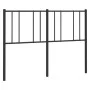 Kopfteil aus schwarzem Metall, 135 cm von , Kopf- und Fußteile - Ref: Foro24-352512, Preis: 29,75 €, Rabatt: %