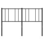 Kopfteil aus schwarzem Metall, 135 cm von , Kopf- und Fußteile - Ref: Foro24-352512, Preis: 30,30 €, Rabatt: %