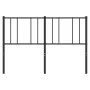 Kopfteil aus schwarzem Metall, 135 cm von , Kopf- und Fußteile - Ref: Foro24-352512, Preis: 29,75 €, Rabatt: %