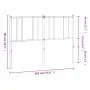 Kopfteil aus schwarzem Metall, 135 cm von , Kopf- und Fußteile - Ref: Foro24-352512, Preis: 29,75 €, Rabatt: %