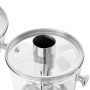 Doppelter Saftspender aus Edelstahl 2 x 8 L von , Getränkespender - Ref: Foro24-50532, Preis: 148,26 €, Rabatt: %