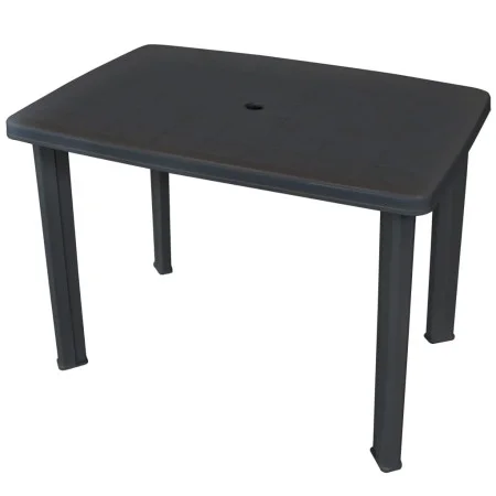 Anthracite gray plastic garden table 101x68x72 cm by vidaXL, Garden tables - Ref: Foro24-43594, Price: 90,86 €, Discount: %