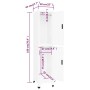 Schließfach aus weißem Stahl 38x45x180 cm von , Schließfächer und Lagerschränke - Ref: Foro24-339776, Preis: 165,48 €, Rabatt: %