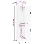 Taquilla de acero blanco 38x45x180 cm de , Taquillas y armarios de almacenamiento - Ref: Foro24-339776, Precio: 162,47 €, Des...