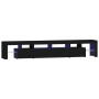 TV-Schrank mit LED-Leuchten Schwarz 230x36,5x40 cm von , TV-Möbel - Ref: Foro24-3152787, Preis: 178,48 €, Rabatt: %