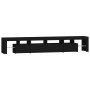 Mueble de TV con luces LED Negro 230x36,5x40 cm de , Muebles TV - Ref: Foro24-3152787, Precio: 184,80 €, Descuento: %