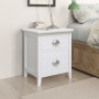 Mesitas de noche con 2 cajones 2 unidades blancas de vidaXL, Mesitas de noche - Ref: Foro24-242043, Precio: 106,09 €, Descuen...