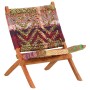 Multicolor fabric folding chindi chair by , Armchairs - Ref: Foro24-286608, Price: 188,43 €, Discount: %