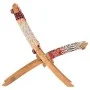 Klappbarer Chindi-Stuhl aus mehrfarbigem Stoff von , Sessel - Ref: Foro24-286608, Preis: 185,23 €, Rabatt: %