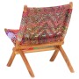 Multicolor fabric folding chindi chair by , Armchairs - Ref: Foro24-286608, Price: 188,43 €, Discount: %