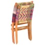 Multicolor fabric folding chindi chair by , Armchairs - Ref: Foro24-286608, Price: 188,43 €, Discount: %
