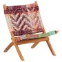Multicolor fabric folding chindi chair by , Armchairs - Ref: Foro24-286608, Price: 188,43 €, Discount: %