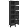 Anthrazitgrauer Stahlspind 38x40x180 cm von , Schließfächer und Lagerschränke - Ref: Foro24-339791, Preis: 151,12 €, Rabatt: %