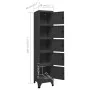 Anthrazitgrauer Stahlspind 38x40x180 cm von , Schließfächer und Lagerschränke - Ref: Foro24-339791, Preis: 159,04 €, Rabatt: %