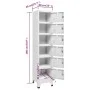 Taquilla de acero gris claro 38x40x180 cm by , Lockers and storage cabinets - Ref: Foro24-339793, Price: 180,94 €, Discount: %