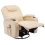Cremefarbener Schaukel-Massagesessel aus Kunstleder von , Elektrische Massagesessel - Ref: Foro24-246637, Preis: 540,40 €, Ra...