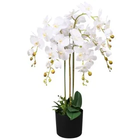 Künstliche Orchideenpflanze mit weißem Topf 75 cm von vidaXL, Künstliche Flora - Ref: Foro24-244425, Preis: 47,09 €, Rabatt: %